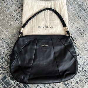 Cole Haan hobo with braided strap. Excellent condition!